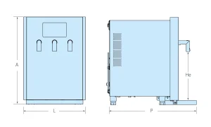 Dimensioni Depuratore Acqua Bluglass 80