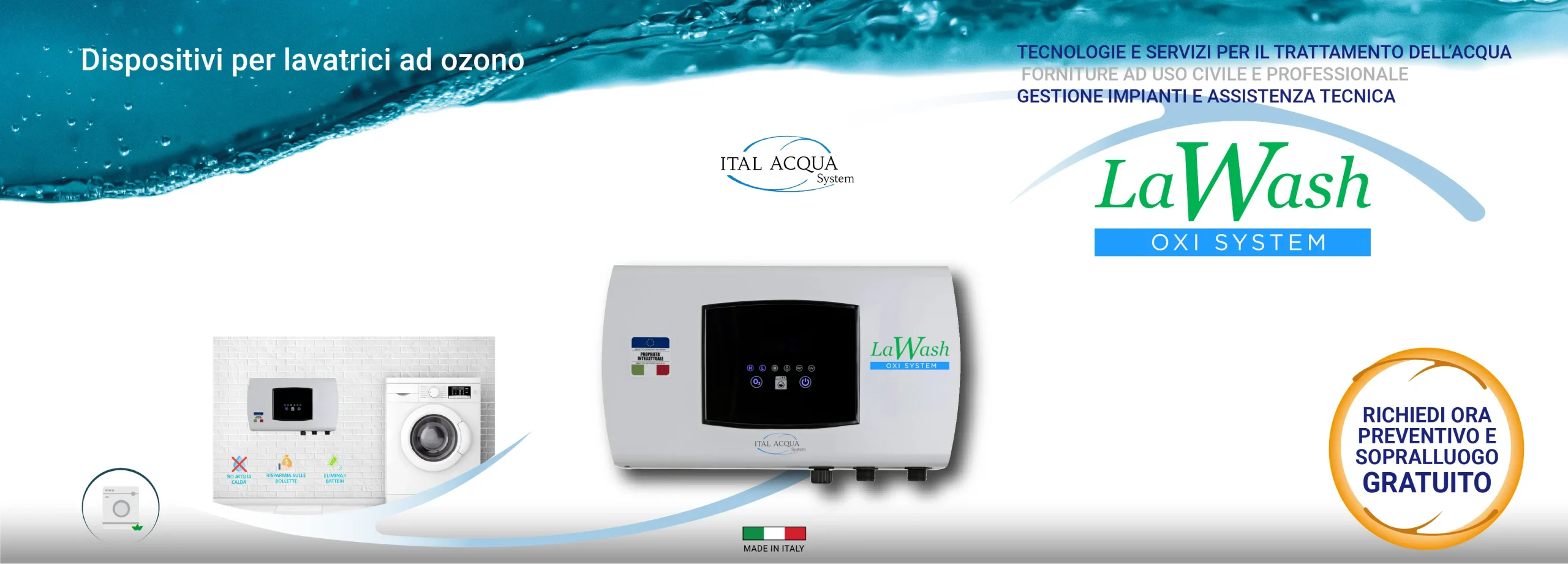 Ital Acqua System banner Lavatrice