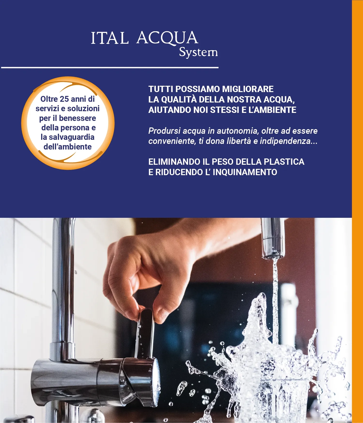 Ital Acqua System banner informazioni mobile